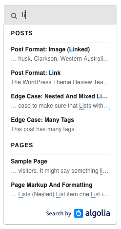 autocomplete preview